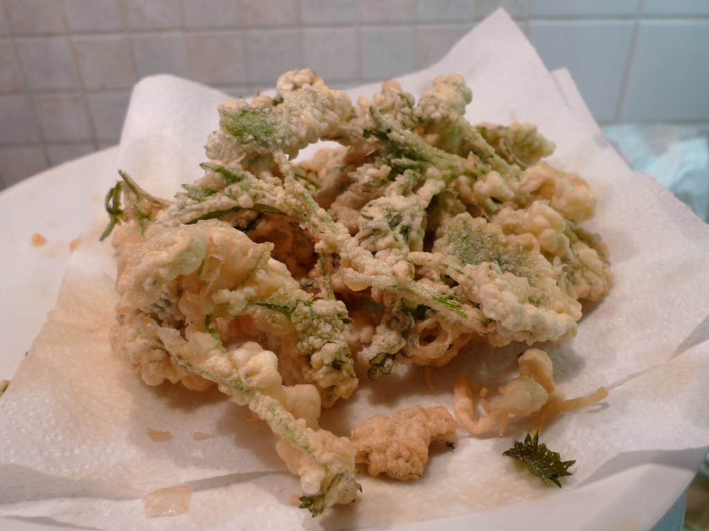 Kopřivová tempura