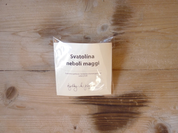 Svatolína sušený květ