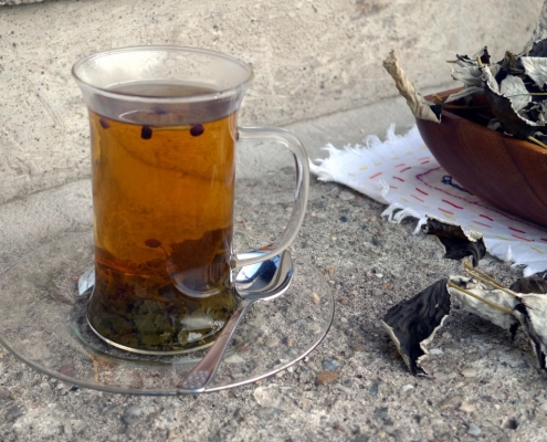 Přírodní fermentovaný čaj z listů maliníku